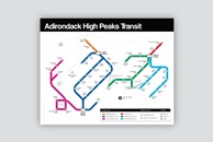 Adirondack High Peaks Transit Poster